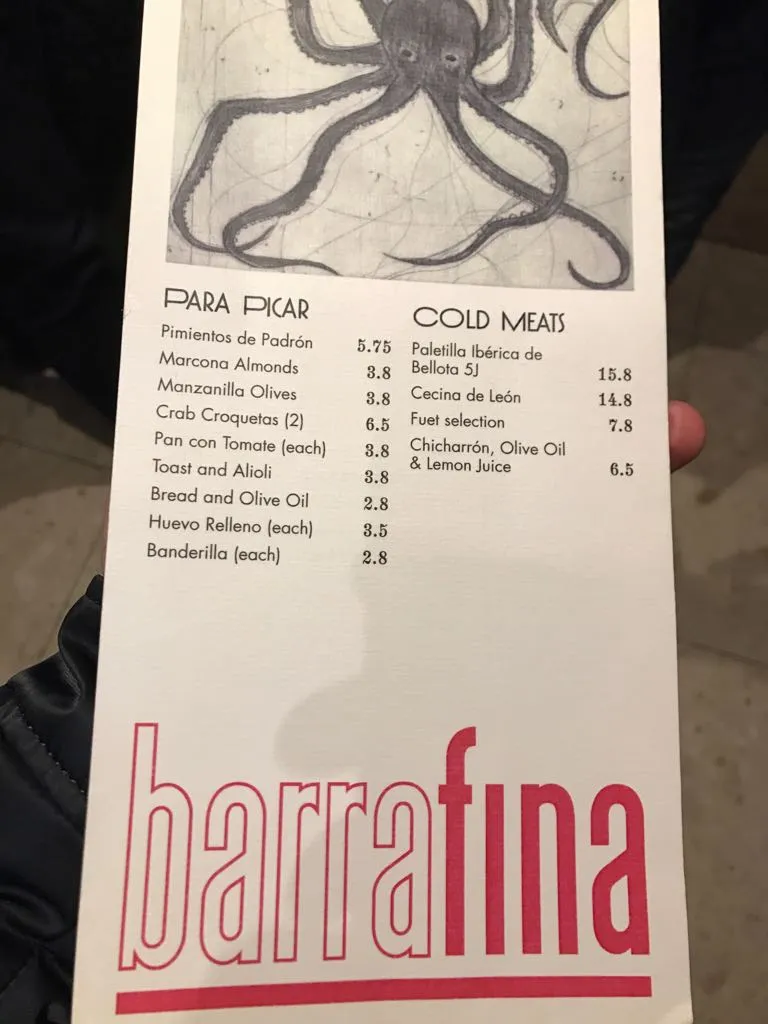 Barrafina photograph