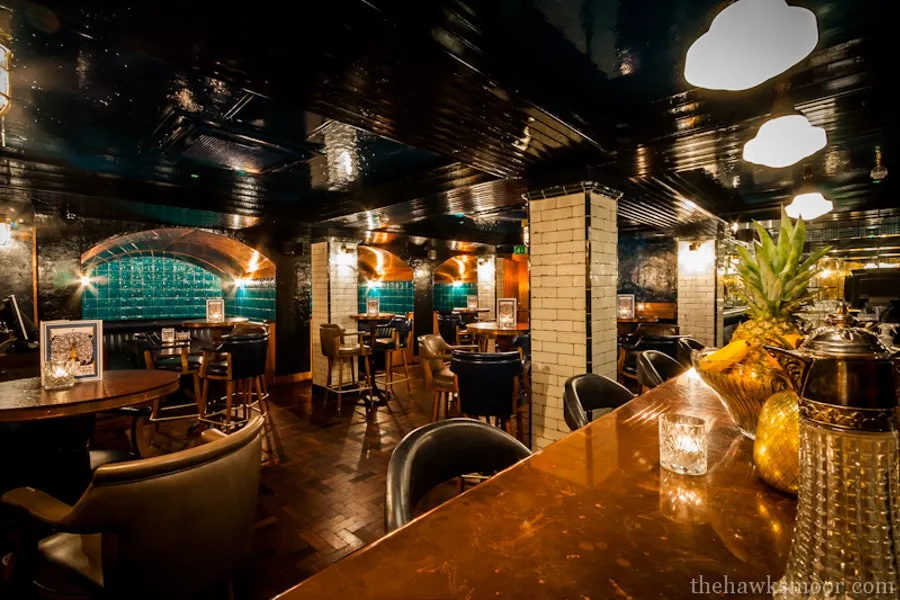 The Hawksmoor Spitalfields bar and dining room