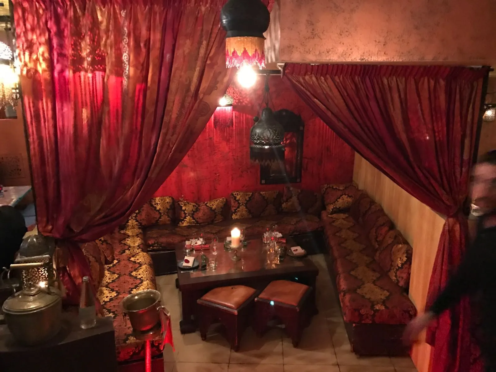 Levant’s warm dining room in Marylebone